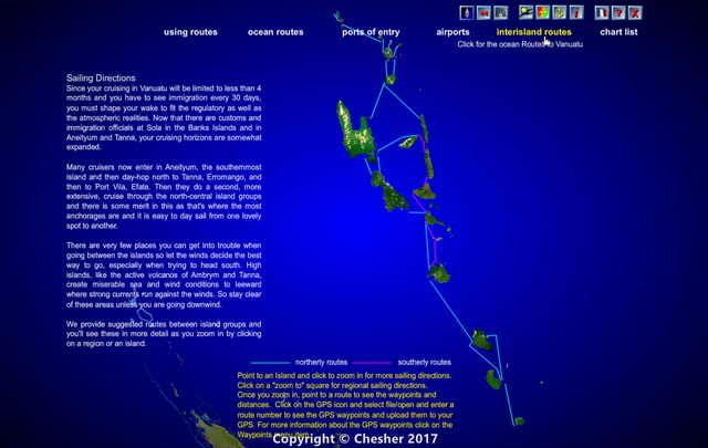 vanuatu routes